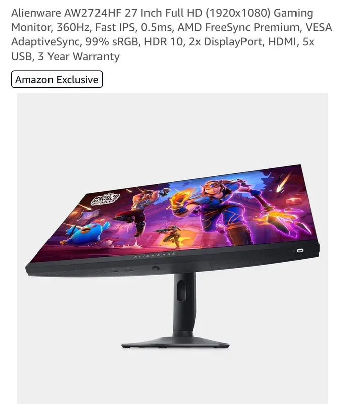 Alienware 27’inch 360hz monitor 5 Alienware 27’inch 360hz monitor 5