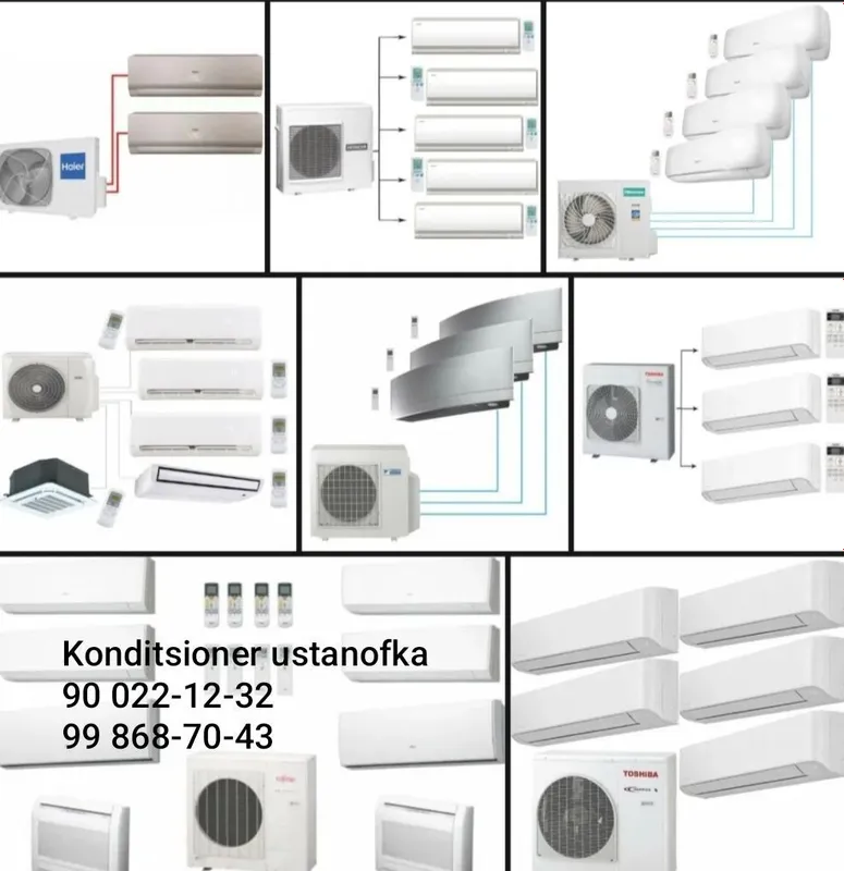 Кондиционер установка Kanditsioner ustanovka rimont zapravka mantaj