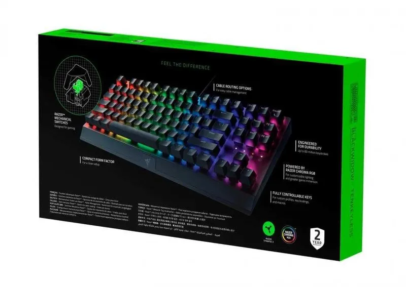 ^ RAZER BlackWidow V3 TENKEYLESS klaviaturasi 3