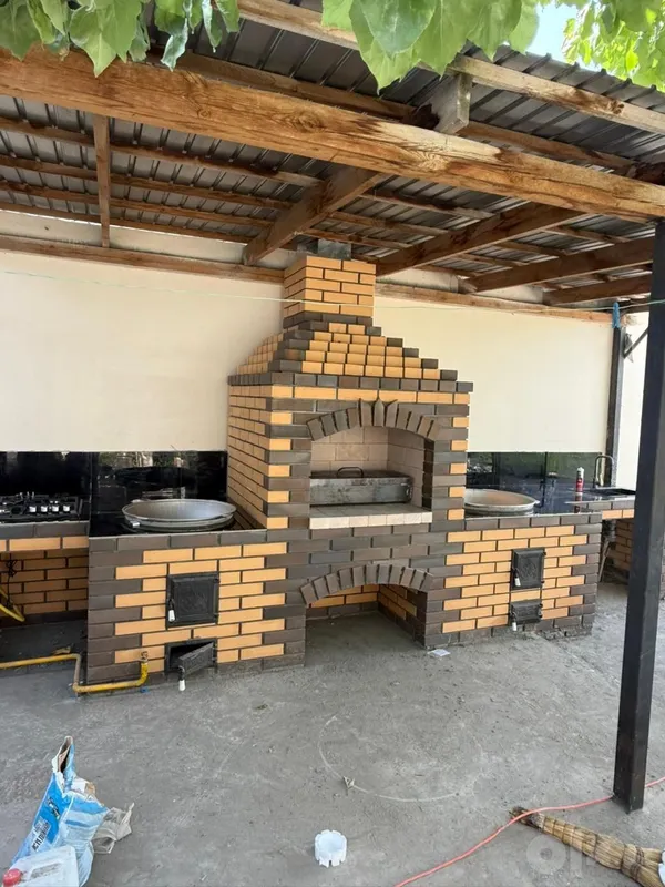 Barbekyu kompleks qazon o'choq quramiz 3 Barbekyu kompleks qazon o'choq quramiz 3