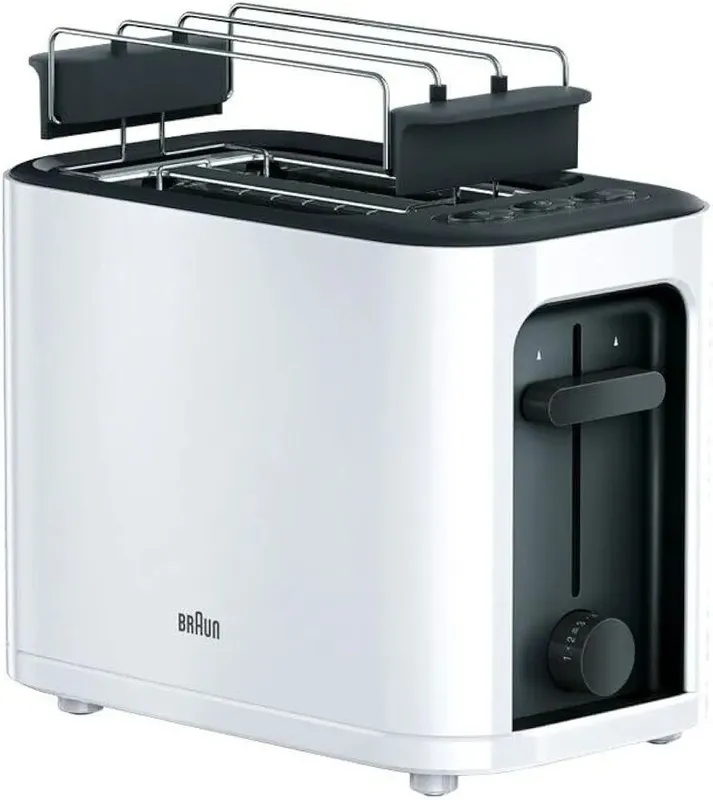 Braun HT 3010 WH Purease Toaster White Braun HT 3010 WH Purease Toaster White