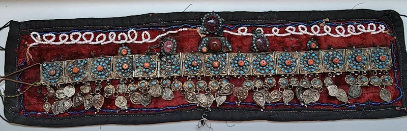 Редкое украшения из серебра. 19 век.