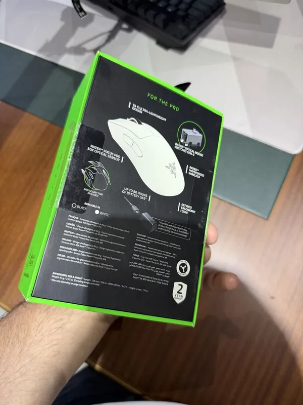 RAZER Deathadder V3 PRO Беспроводная мышка/мышь Superlight — фото 2