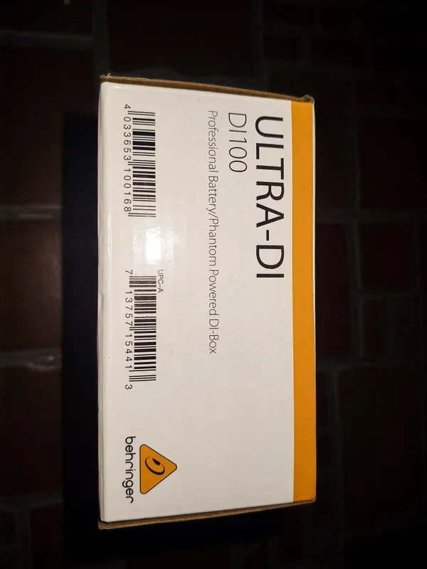 Торг! Новый Активный Behringer DI-Бокс — Ultra-DI DI100 3 Торг! Новый Активный Behringer DI-Бокс — Ultra-DI DI100 3