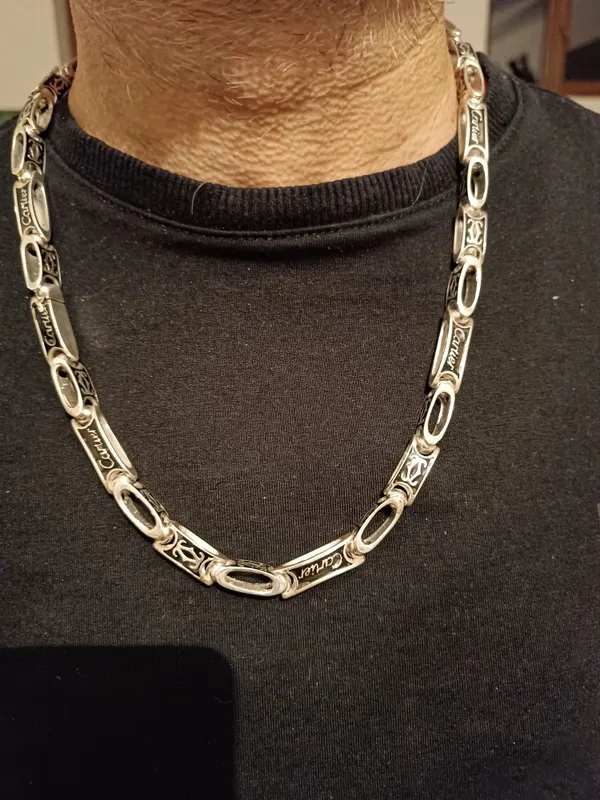 Продается тросс(Cartier) серебро 925 пр.-97гр.