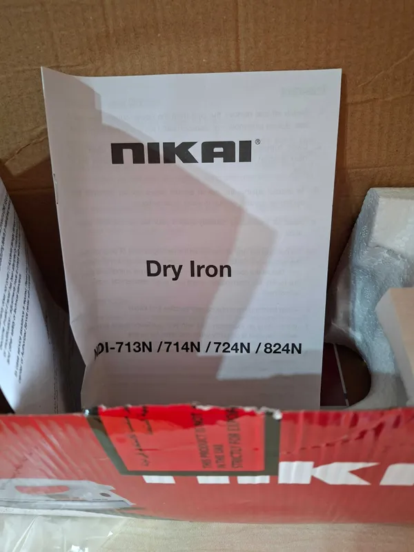 Утюг " nikai " пр-во Япония, тяжёлый. Новый в упаковке. — фото 4