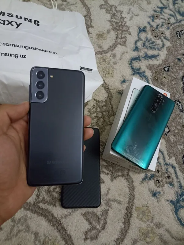 S21 5G bilan redmi not 8 pro sotiladi obmenam qilinadi