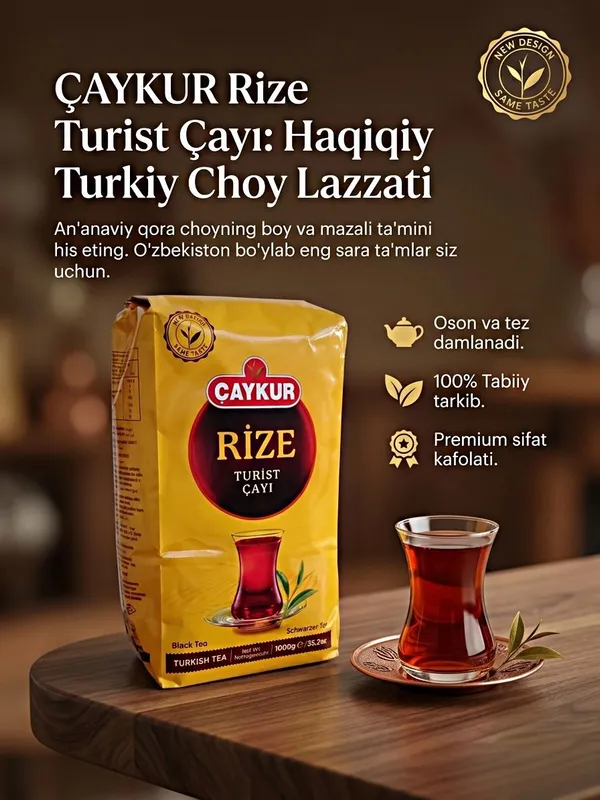 Caykur rize Turkiy choy lazzati