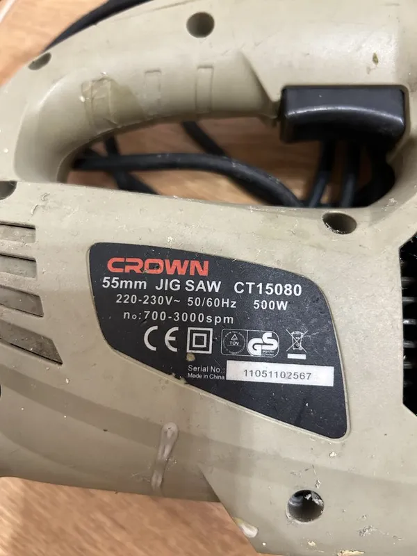 Лобзик электрический Crown jig saw CT15080 | на запчасти — фото 1