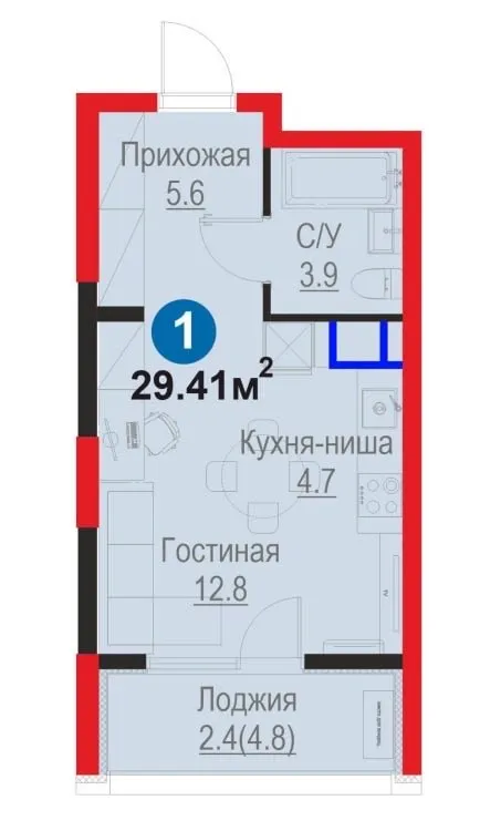 СРОЧНО! Евро 1к NRG по 1300$ за м² | -12% — фото 4