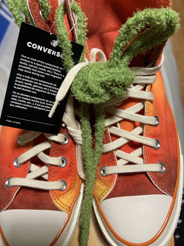Converse x CONCEPTS CT70 HI US10 замша, расцветка :нектарин. 2