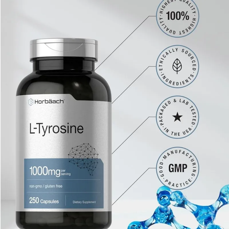 Horbäach L-Tyrosine Supplement,Л- Тирозин Horbäach L-Tyrosine Suppleme — фото 2
