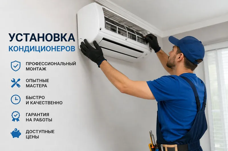 Установка кондиционеров. Установка кондиционеров.