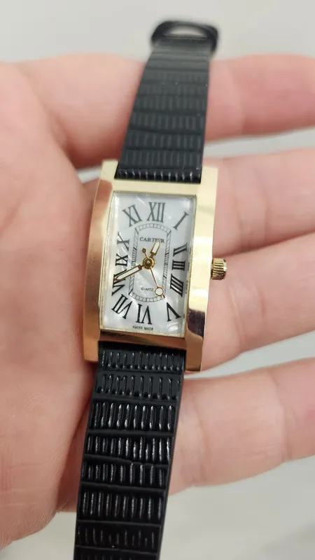 Золотые женские часы Cartier — фото 5