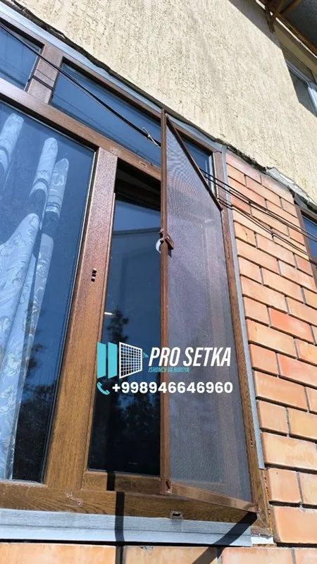 Москитные сетки на окно//Замер и установка//акфа сетка//akfa setka — фото 6