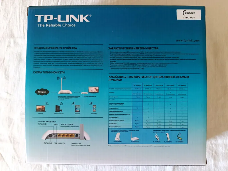 Wi-Fi роутер TP-LINK TD-W8901N — фото 1