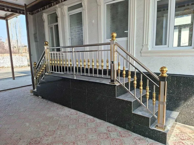 Нержавейкадан замонавий ва сифатли навес ва перила хизмати — фото 4