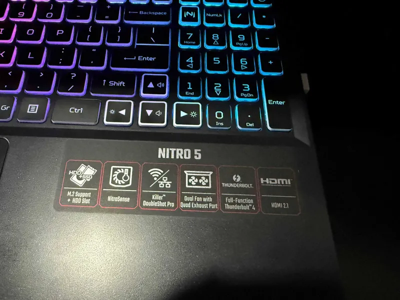 Acer Nitro 5 Gaming RTX4060(8gb) I7-12650H DDR5 16gb — фото 6