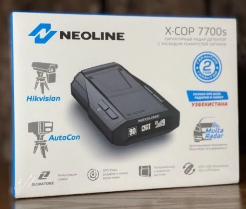NEOLINE X-COP 7700S №1 antiradar. Uch oyoqli radar(Autocon)ni uzoqdan