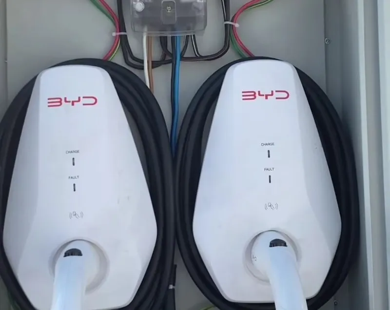 установка зарядной станции для электромобилей.. 7kw 3kw stansiya — фото 1