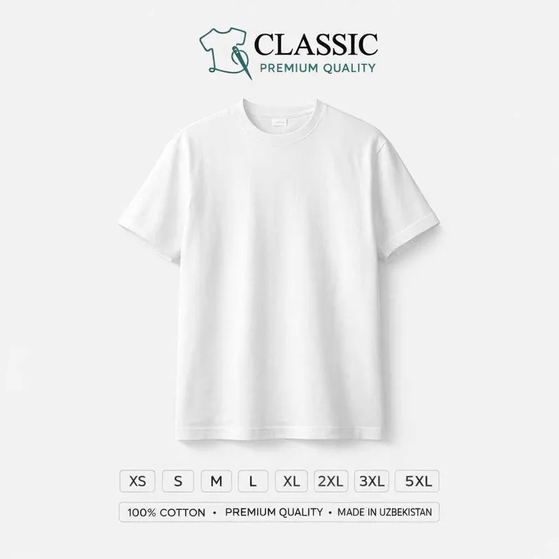 Мужские и Детские Футболки CLASSIC Premium Quality — 100% Хлопок