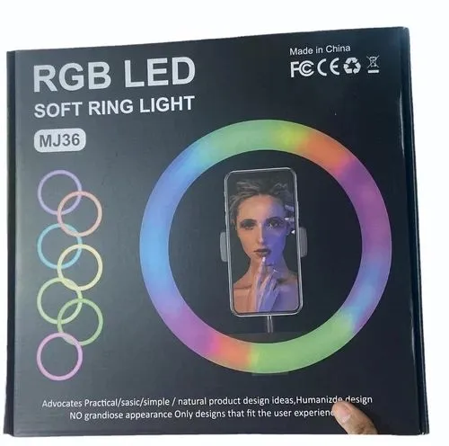 БЕПУЛ Доставка, RGB led селфи лэд кольцевая лампа MJ33/36/45 — фото 2