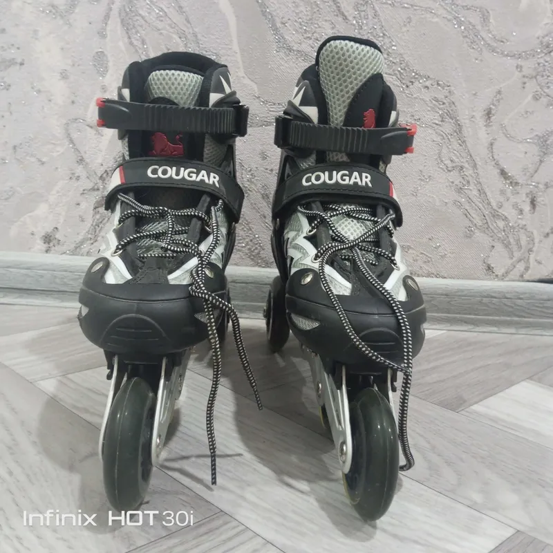 Ролики cougar белые 38-41 — фото 3