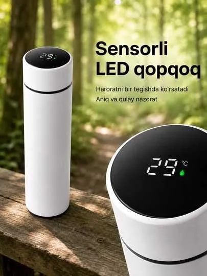 Smart termos, led displeyli, 500 ml. 2 Smart termos, led displeyli, 500 ml. 2