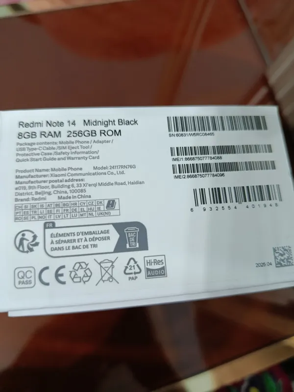 Redmi not 14 3 Redmi not 14 3