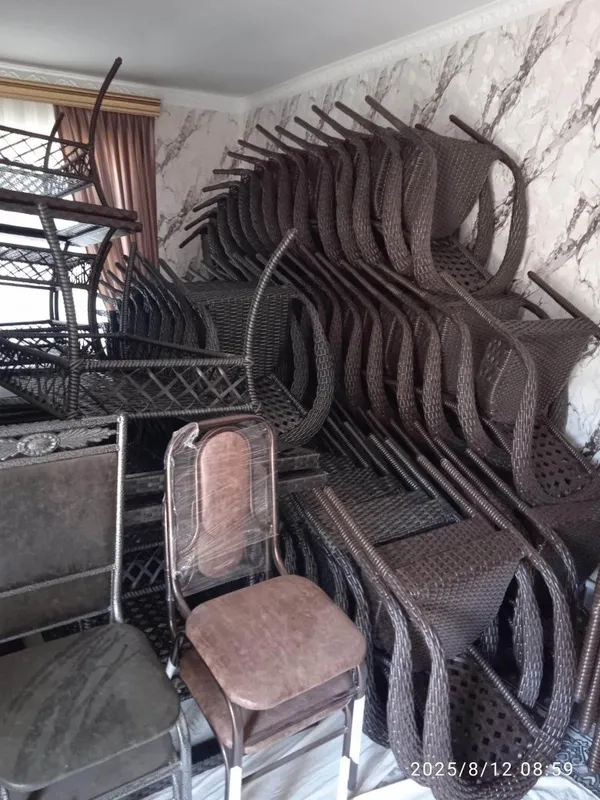 Ратан тукима стол-стуллар — фото 2