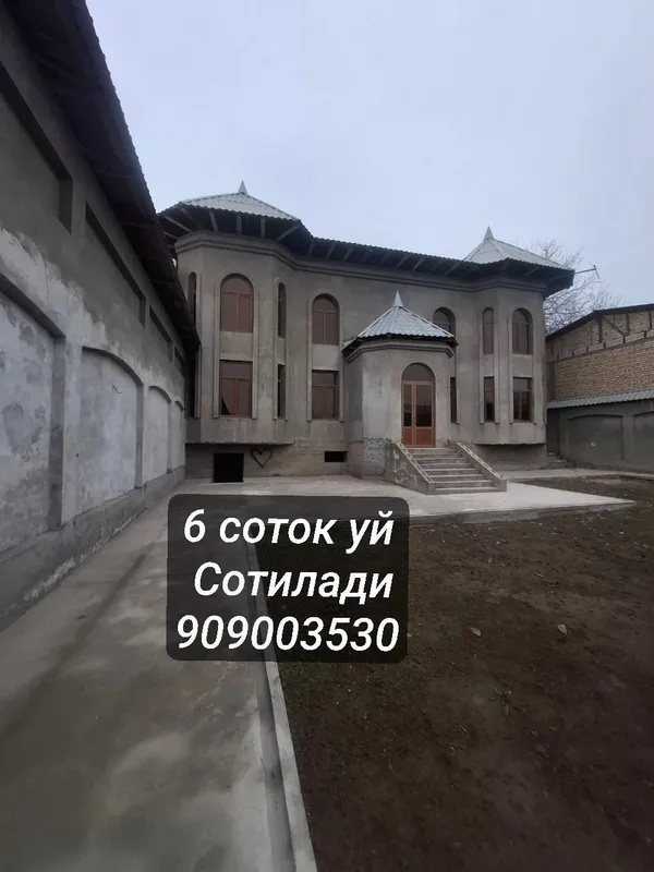 6соток ҳовли газ сув свет канализация кадастр