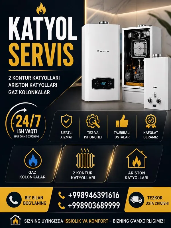 Harxil turdagi katyolarga xizmat ko’rsatamiza 2 Harxil turdagi katyolarga xizmat ko’rsatamiza 2