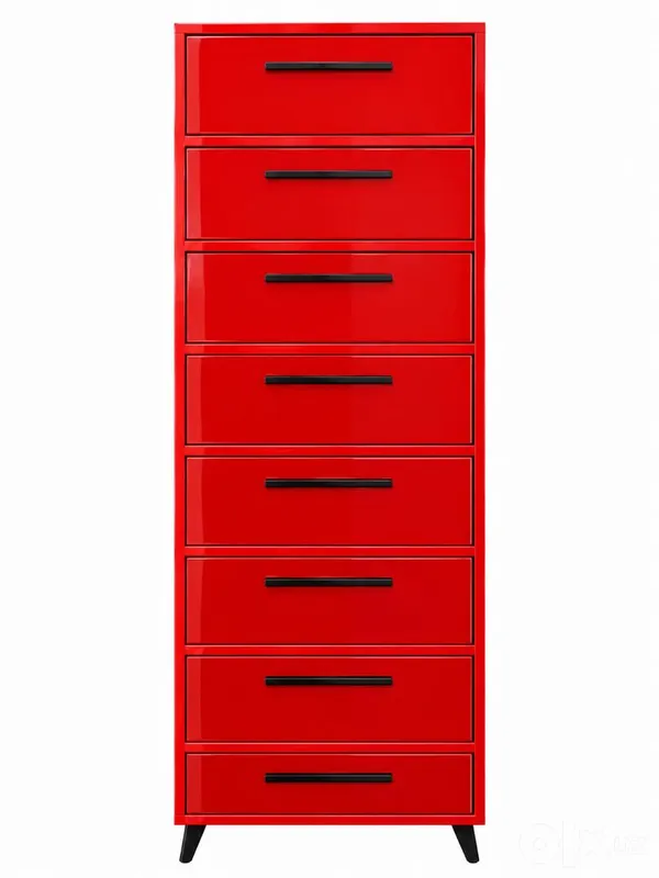 Продаётся новый стильный комод в ярком красном глянцевом цвете. 1 Продаётся новый стильный комод в ярком красном глянцевом цвете. 1
