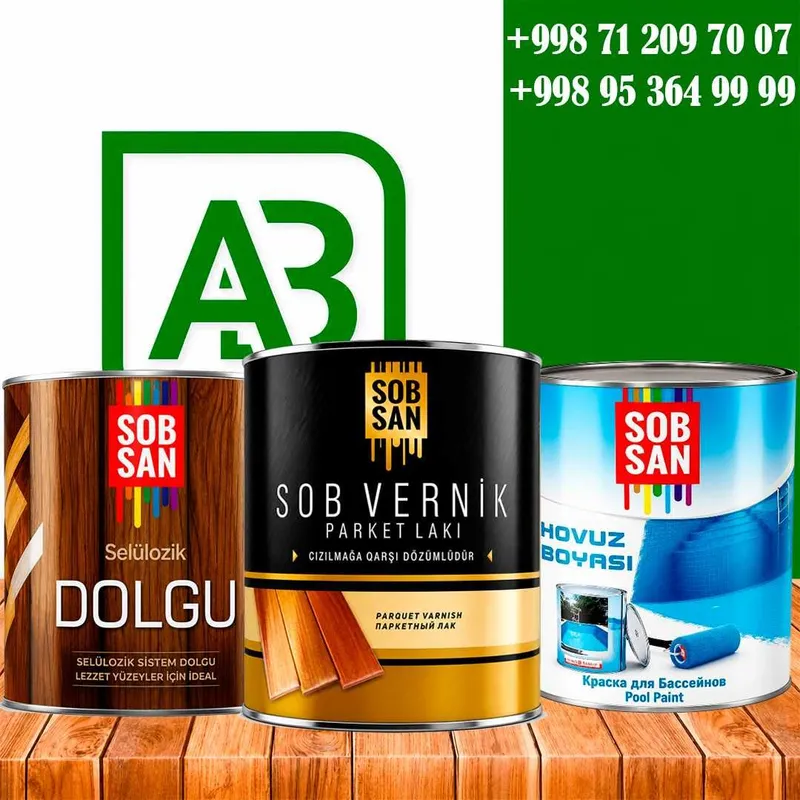 SOBSAN barcha mahsulotlari, Emulsiya, Kraska, Emal, Nitra Mahsuloti 2