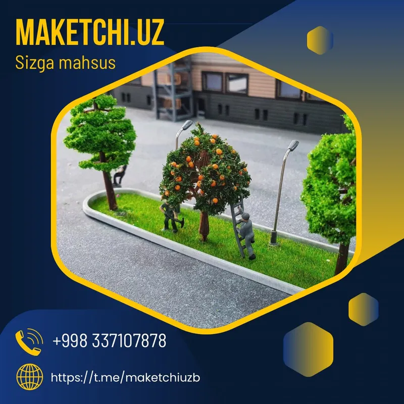 MakeT Dekorativ model Smart Макет 3D proektlash 2