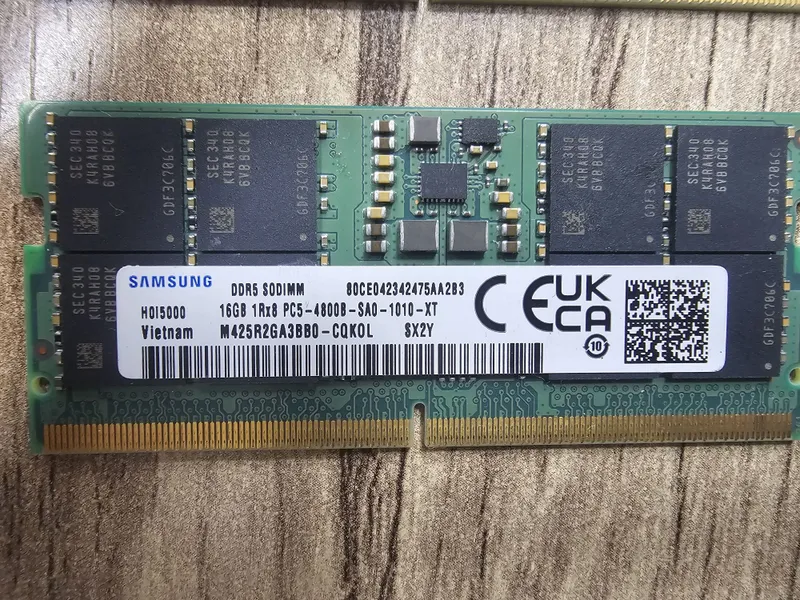 Samsung DDR5 Sodimm 16GB 2 Samsung DDR5 Sodimm 16GB 2