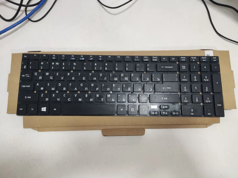 Клавиатура Acer Aspire E5-511 E5-571 рус MP-10K3 1