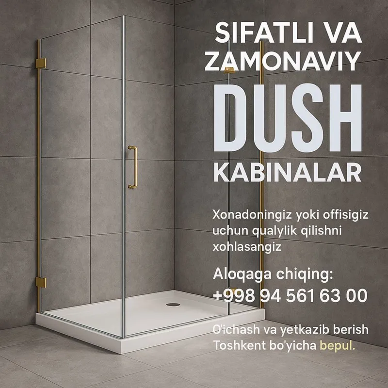 Душевые кабины 10мм каленое стекло Dush kabina душ кабина — фото 3