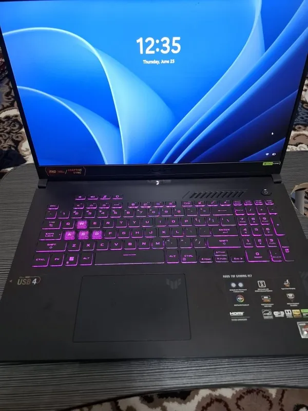 Asus TUF gaming a17 ddr5 4050 rayzn 5 3