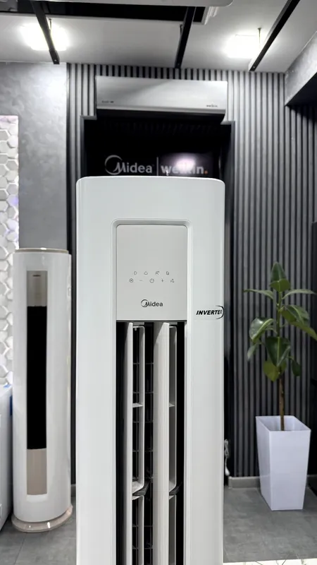 Колонный кондиционер Midea с искуственным интелектом. Kondisaner kansa — фото 2