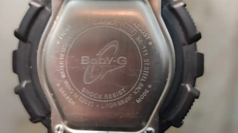 Часы Casio Baby-G BA-111-1A с хронографом — фото 5