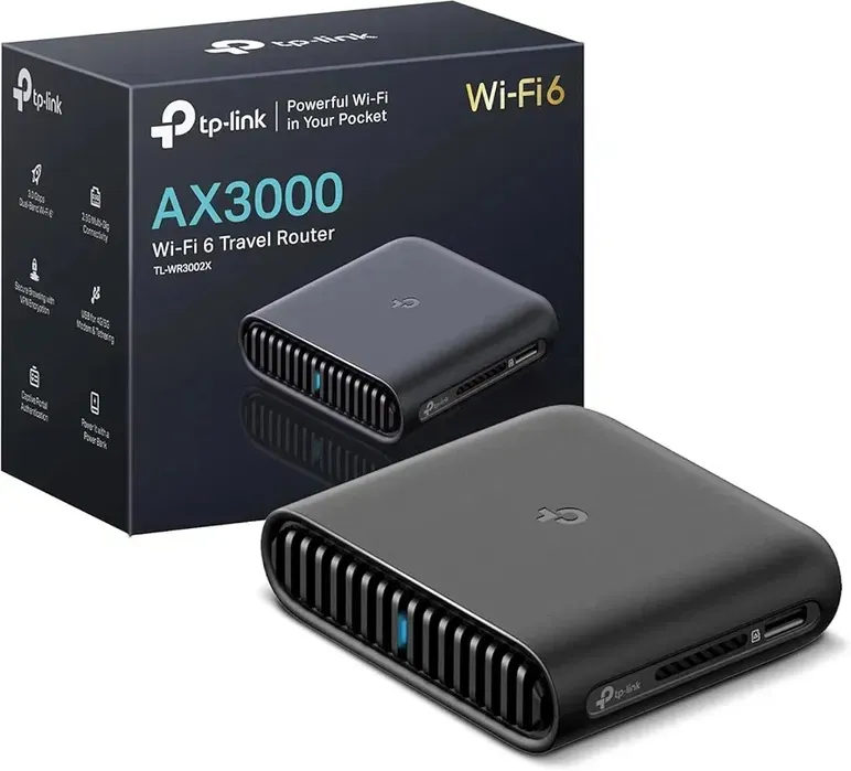 TPLink TL-WR3002X AX3000 WiFi 6 Travel VPN Router