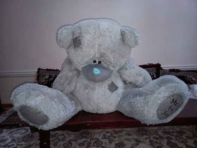 Плюшевый мишка Teddy серый