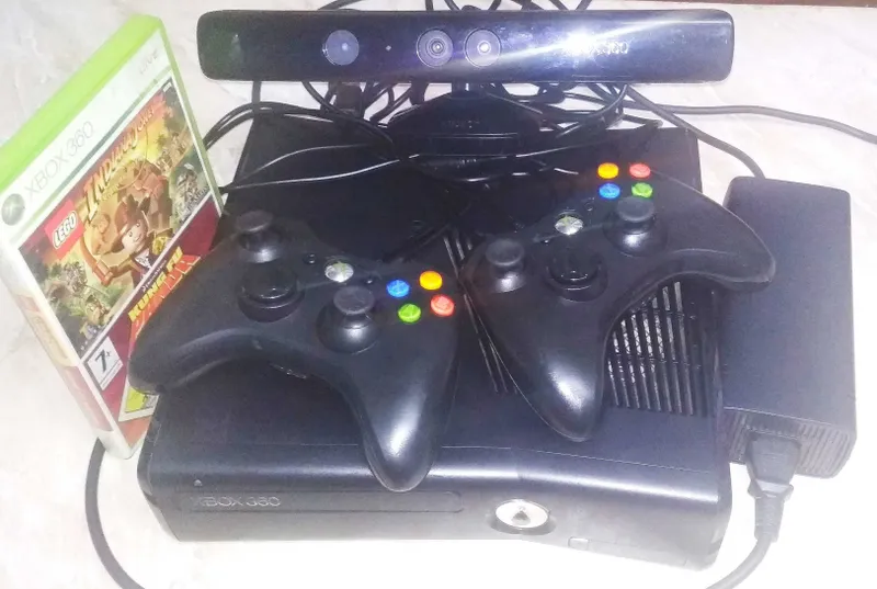 xbox 360 slim + kinect + 2 джойстик! Kinekt кинект — фото 1