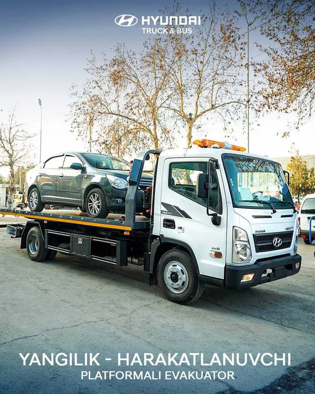 HYUNDAI MIGHTY Экскаватор сдвижной Евро-4
