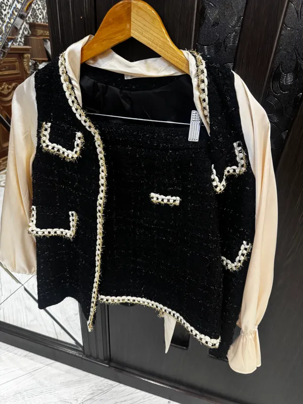 Chanel uslubidagi tvid kostyum 2