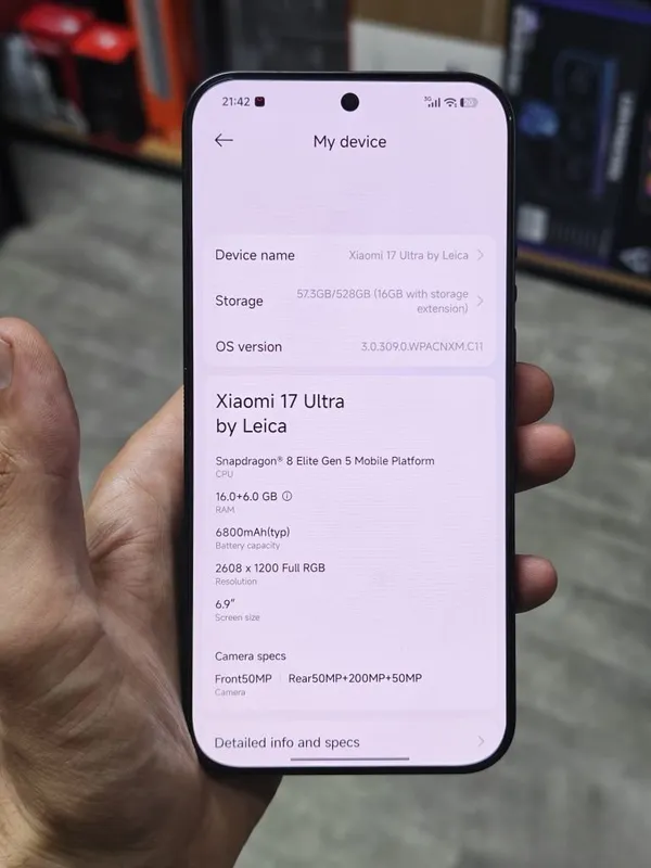 Xiaomi 17 ultra 16/512 1 Xiaomi 17 ultra 16/512 1