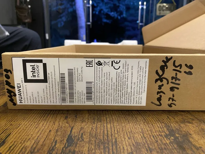 Huawei matebook d14, 8/512gb 8