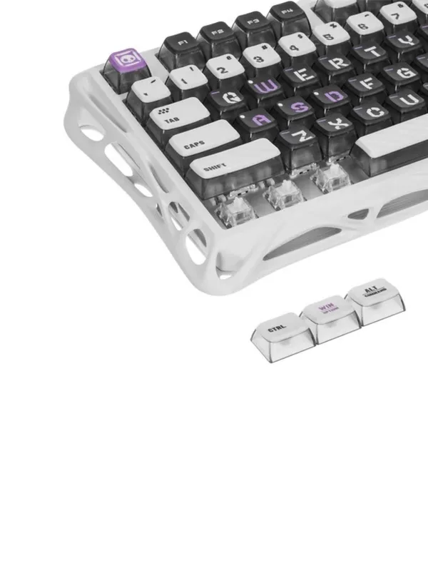 Игровая клавиатура Gravastar Mercury V75, магнитные переключатели, 80 клавиш, RGB подсветка, серый — фото 4