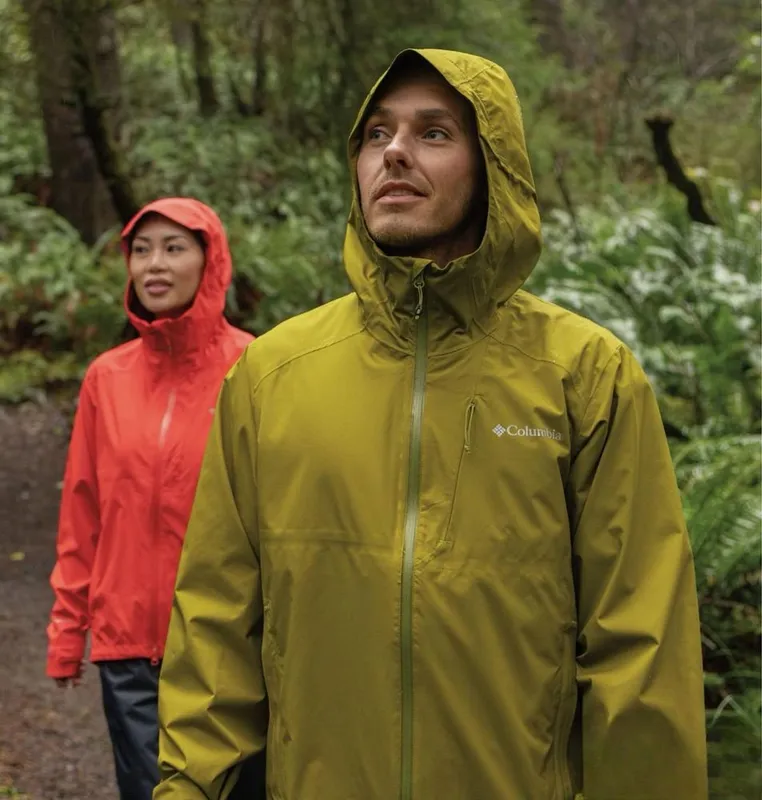 Columbia 2.5 слойная мембранная куртка водонепроницаемый дождевик 5 Columbia 2.5 слойная мембранная куртка водонепроницаемый дождевик 5